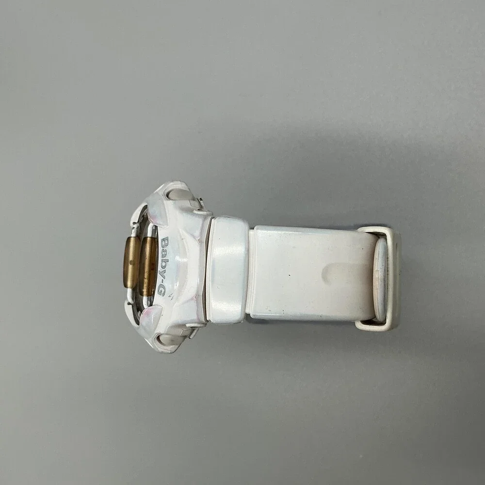 Casio Baby-G BG-169R Womens Watch 43mm White Digital Resin Alarm New Battery